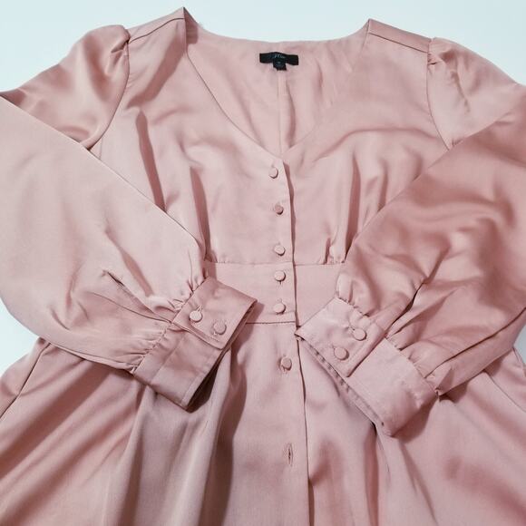 J. Crew Button Front A-Line Midi Dress - Picture 8 of 13